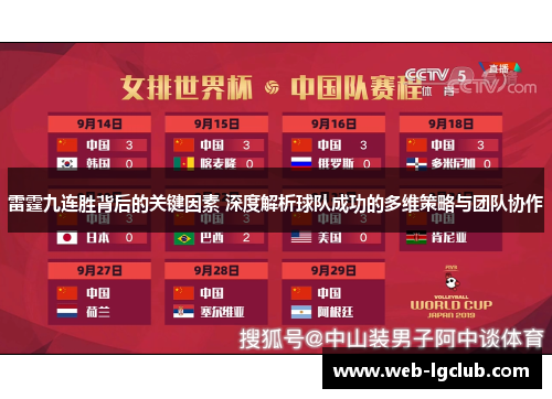 雷霆九连胜背后的关键因素 深度解析球队成功的多维策略与团队协作
